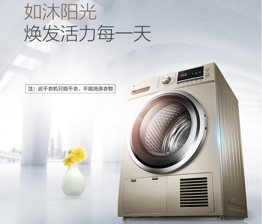 小天鹅知名品牌生活家电TH80-H002G热泵干衣机