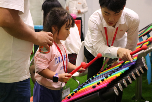 笛驰敲击乐“盛装”出席2019亚洲乐园及景点博览会