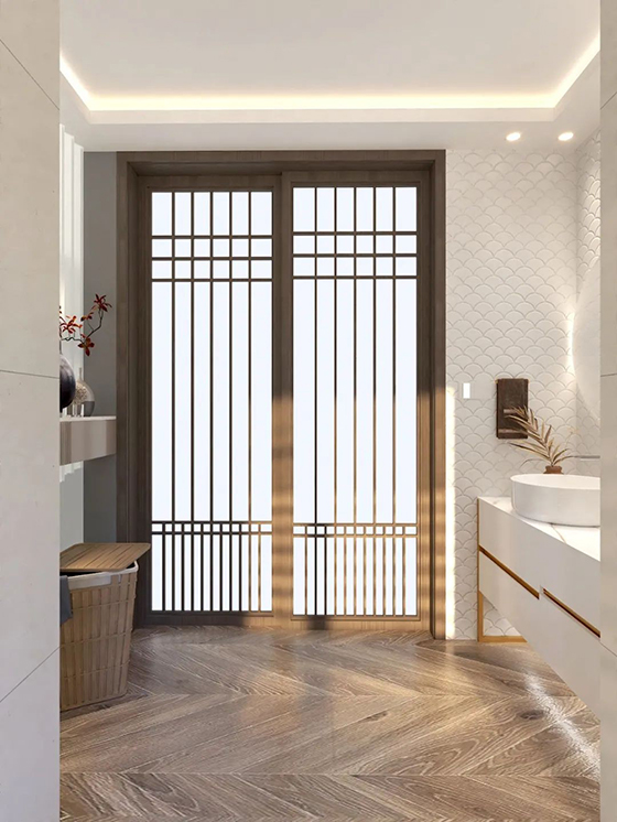 欧路莎卫浴：中式风的现代融合，浴室亦古亦今，独特意韵