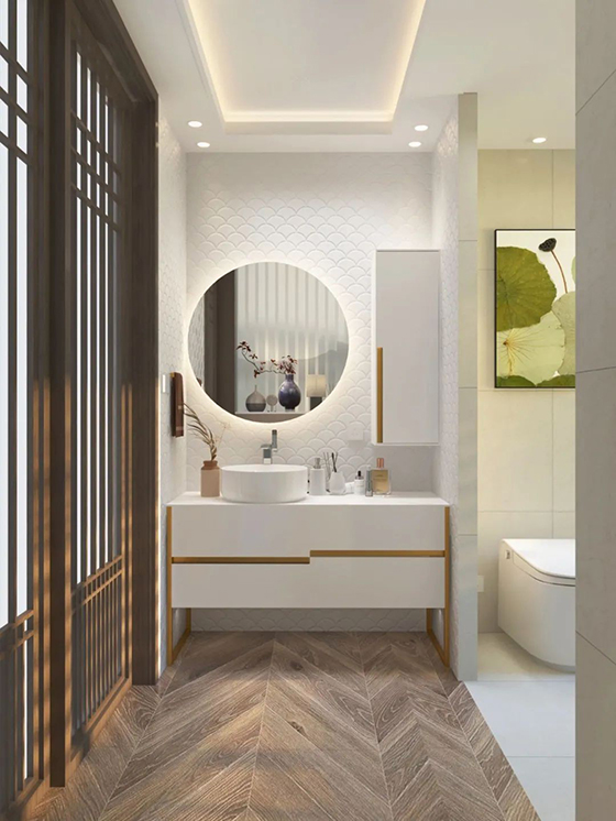 欧路莎卫浴：中式风的现代融合，浴室亦古亦今，独特意韵