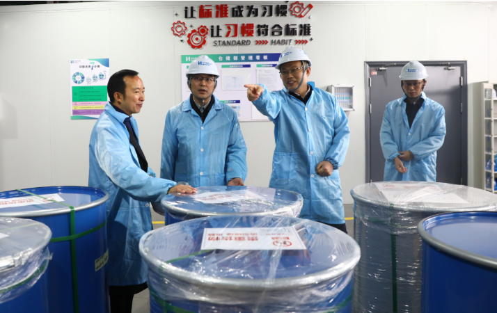 长寿区区长李茂涛莅临韩拓科技调研指导，赋能企业高质量发展